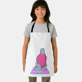 Hippo op Yoga Fitness Schort (Insitu)