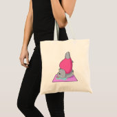 Hippo op Yoga Fitness Tote Bag (Voorkant (product))