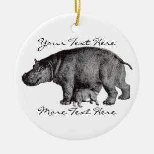 Hippo Ornament