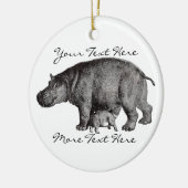  Hippo Ornament (Links)