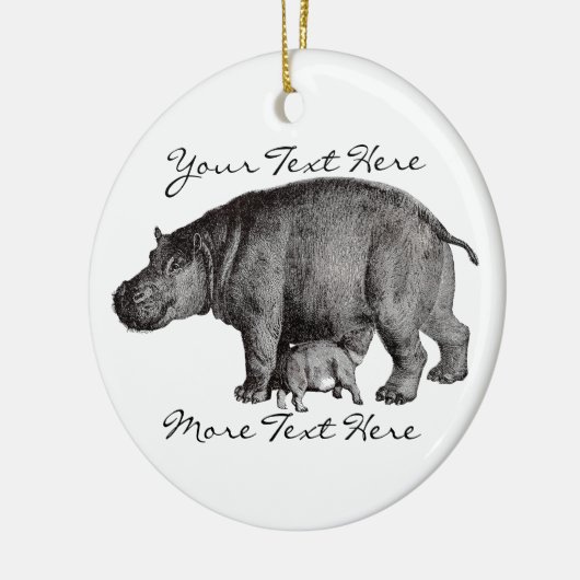 Hippo Ornament (Links)