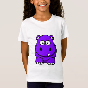 Hippo Paars T-shirt