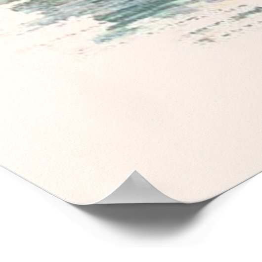 Hippo Painting Hippopotamus Portrait Poster (Hoek)