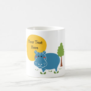 Hippo personaliseert met Tekst Koffiemok