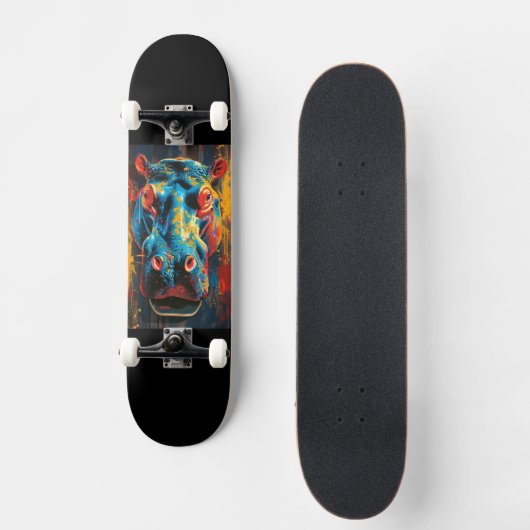 Hippo Persoonlijk Skateboard (Voorkant)