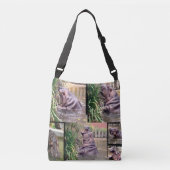 Hippo Photo Collage Crossbody Tas (Voorkant)