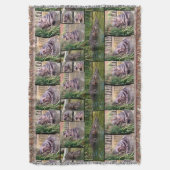 Hippo Photo Collage Deken (Voorkant Verticaal)