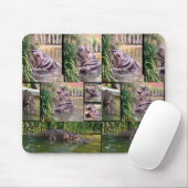 Hippo Photo Collage, Mousepad Muismat (Met muis)