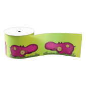 hippo-plezier grosgrain lint (Spoel)