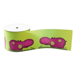 hippo-plezier grosgrain lint