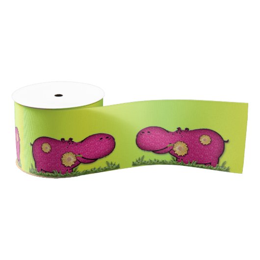 hippo-plezier grosgrain lint (Spoel)