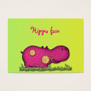 hippo-plezier visitekaartje