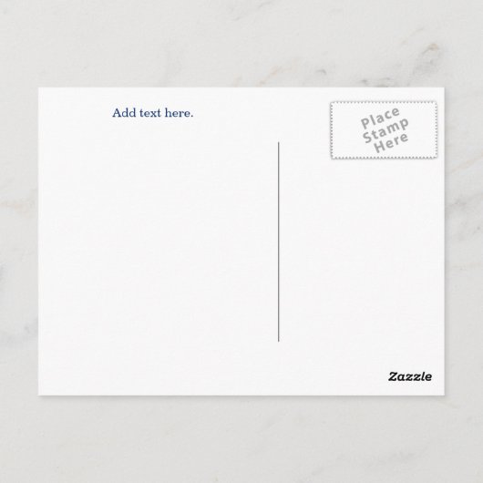 Hippo・poolpartij ・ Aangepast zwemmen Briefkaart (Achterkant)