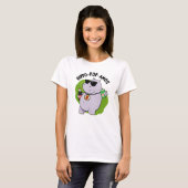 Hippo-pop-amus Funny Hippo Soda Pop Pun T-shirt (Voorkant volledig)