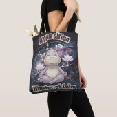 Hippo-position - Master of Calm Zen Design Tote Bag (Dichtbij)