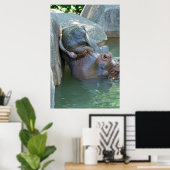 Hippo Poster (Thuiskantoor)