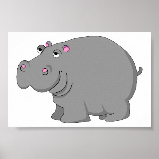 hippo poster (Voorkant)