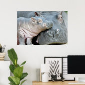 Hippo Poster (Thuiskantoor)