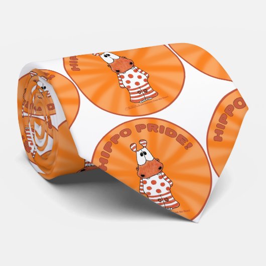 Hippo Pride Starburst Stropdas (Opgerold)
