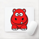 Hippo Red Muismat (Met muis)