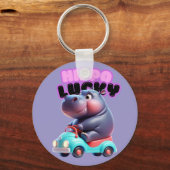 Hippo Ride Sleutelhanger (Achterkant)
