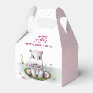 Hippo River Adventure Girl Baby shower Bedankdoosjes
