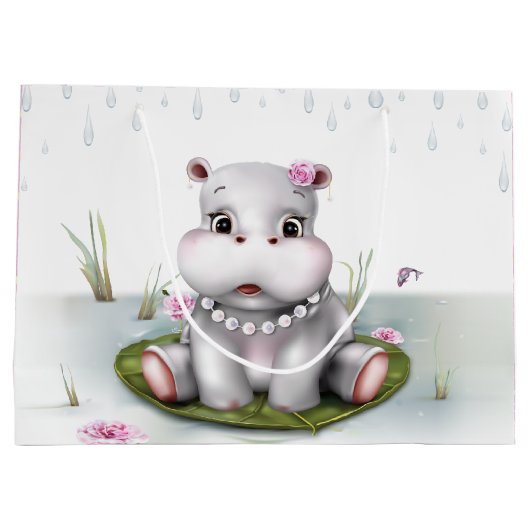 Hippo River Adventure Groot Cadeauzakje (Achterkant)