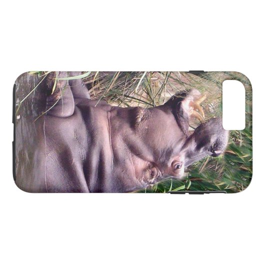 Hippo Roar Case-Mate iPhone Case (Achterkant (Horizontaal))