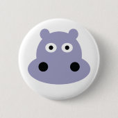 hippo ronde button 5,7 cm (Voorkant)