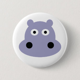hippo ronde button 5,7 cm