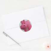Hippo Ronde Sticker (Envelop)