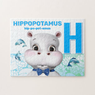 Hippo Safari Alfabet Kinder puzzel