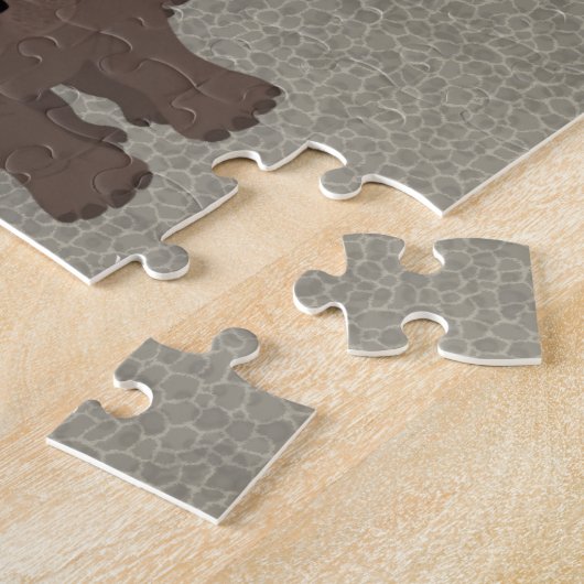 Hippo Safari Puzzle Legpuzzel (Zijkant)