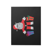 hippo santa notitieblok (Linkerzijde)
