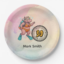 Hippo scuba diver 30th Birthday