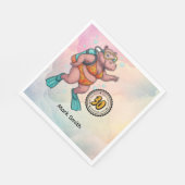 Hippo scuba diver 30th Birthday Servet (Hoek)