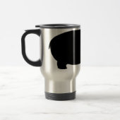Hippo Silhouette Reisbeker (Links)