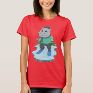Hippo Skier T-shirt