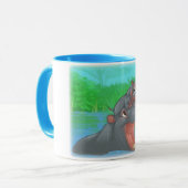 Hippo Splash Mok (Voorkant links)