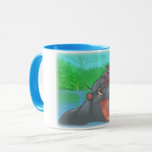 Hippo Splash Mok (Voorkant links)