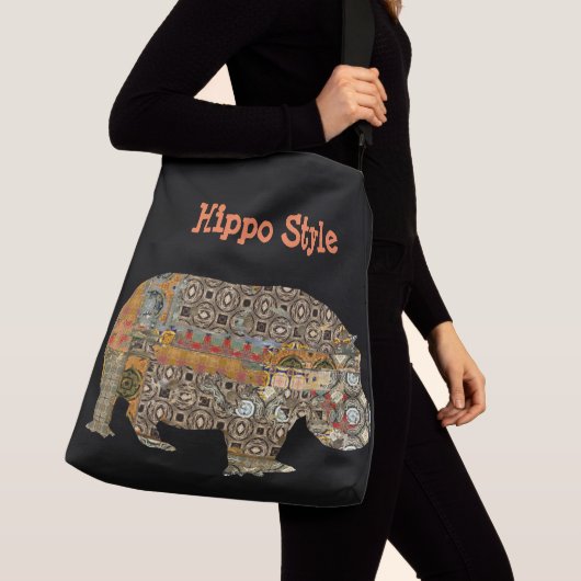 Hippo-stijl Crossbody Tas (Dichtbij)