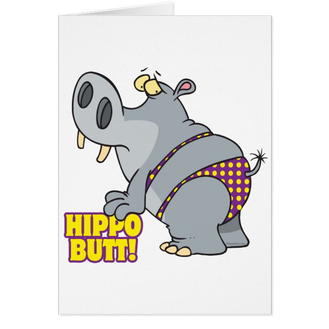 hippo stomus bikini hippopotamus (Voorkant)