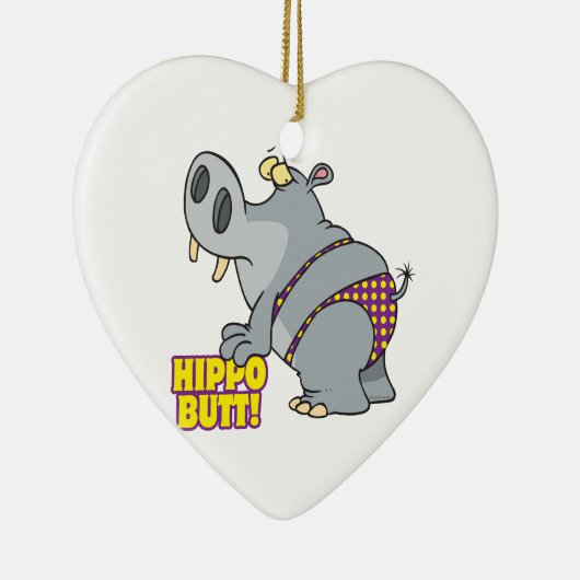 hippo stomus bikini hippopotamus keramisch ornament (Rechts)