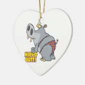 hippo stomus bikini hippopotamus keramisch ornament (Links)