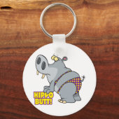 hippo stomus bikini hippopotamus sleutelhanger (Voorkant)
