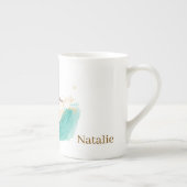  Hippo Surfer in  Bikini for Christmas Porselein Kop (Rechts)