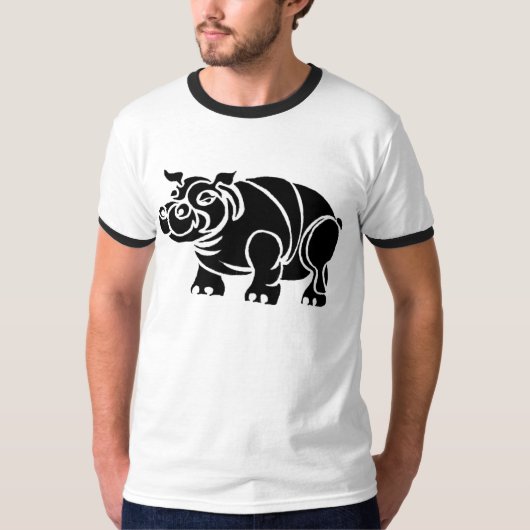 hippo t-shirt (Voorkant)