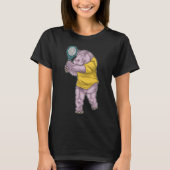 Hippo Tennis racket T-shirt (Voorkant)