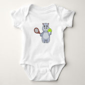 Hippo Tennisbal Romper (Voorkant)