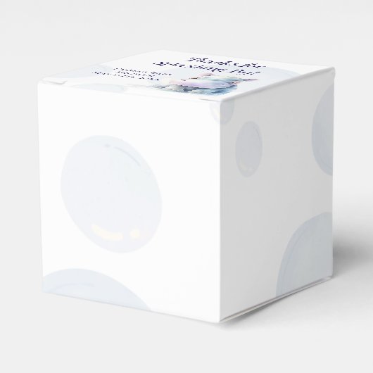 Hippo thema Baby shower Bedankdoosjes (Voorkant Zijde)